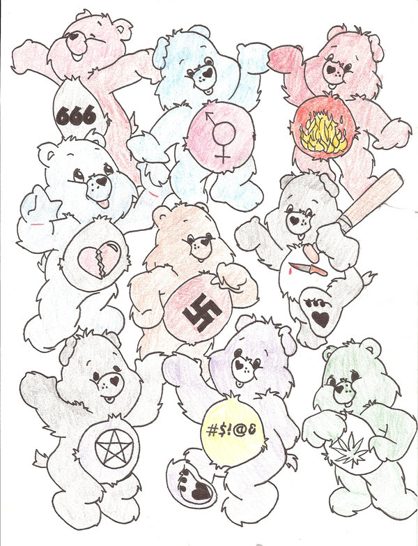 600x783 Evil Care Bears