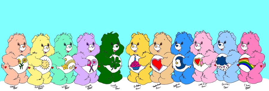 900x307 Care Bears By Ange De Morte