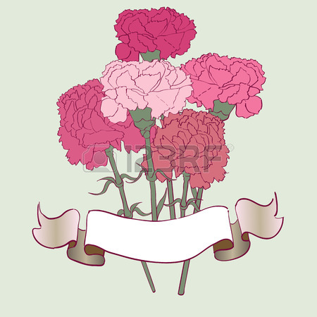 450x450 4,850 Carnation Stock Vector Illustration And Royalty Free