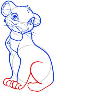 286x302 How To Draw How To Draw Simba, Lion King