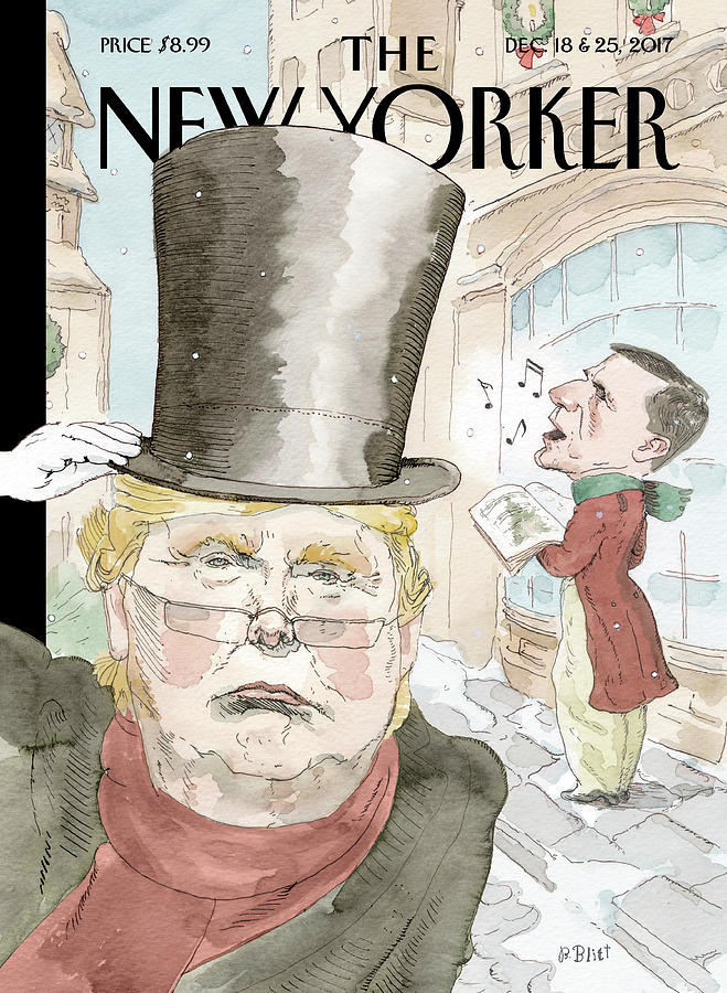 659x900 Christmas Carol Drawing By Barry Blitt