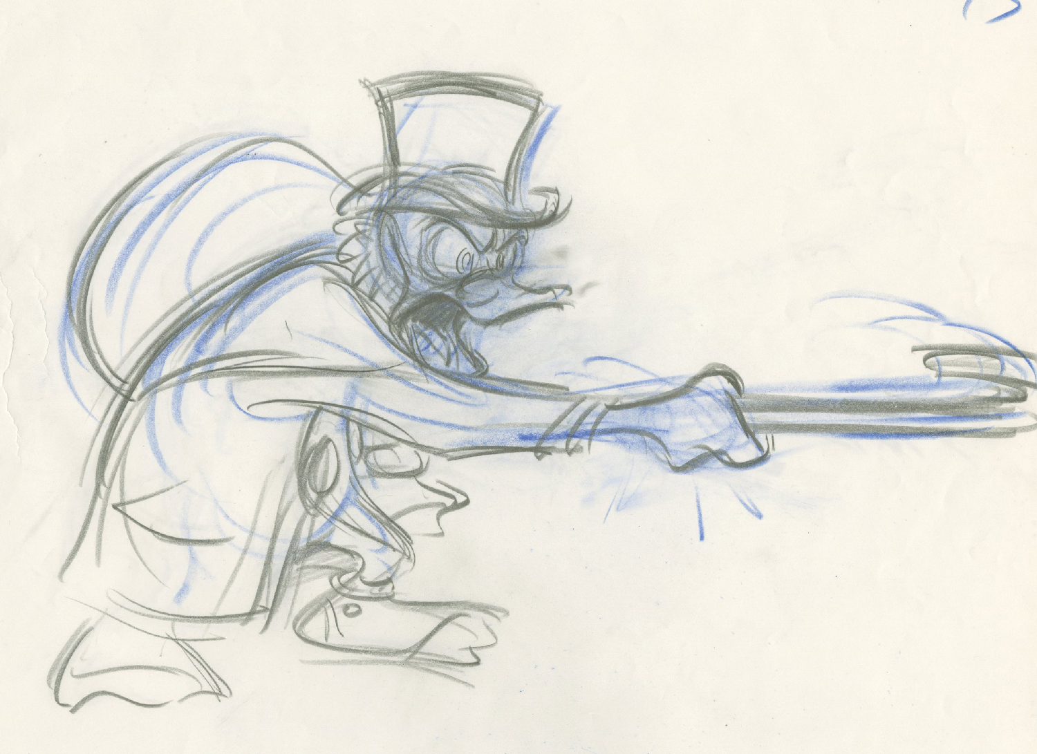 1500x1091 Mickey's Christmas Carol Production Drawing