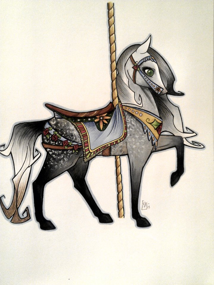 720x960 Carousel Horse By Mytoothless