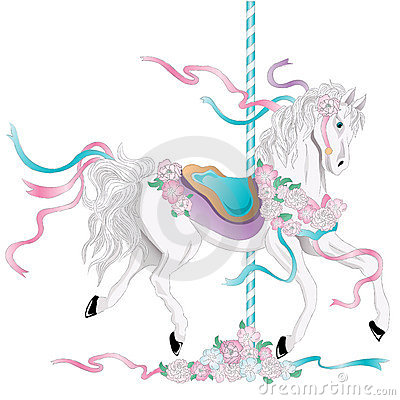 400x400 Carousel Horse Drawings And Paintings