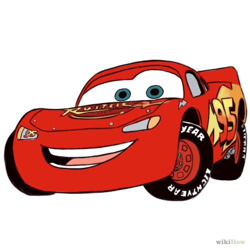 500x500 Draw Lightning Mcqueen Disney Pixar Cars, Lightning Mcqueen
