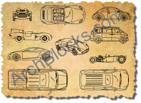 450x329 Autocad Car Symbols Cad Vehicle Blocks Cars Trucks Cad Drawings