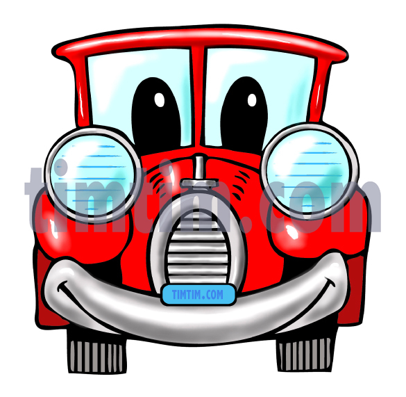 585x571 Free Drawing Of A Car Face From The Category Cars Trucks Buses