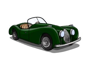 300x200 How To Draw Old Cars