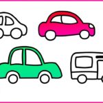 150x150 Draw Set Of Cars For Kids Paint Colouring Pages