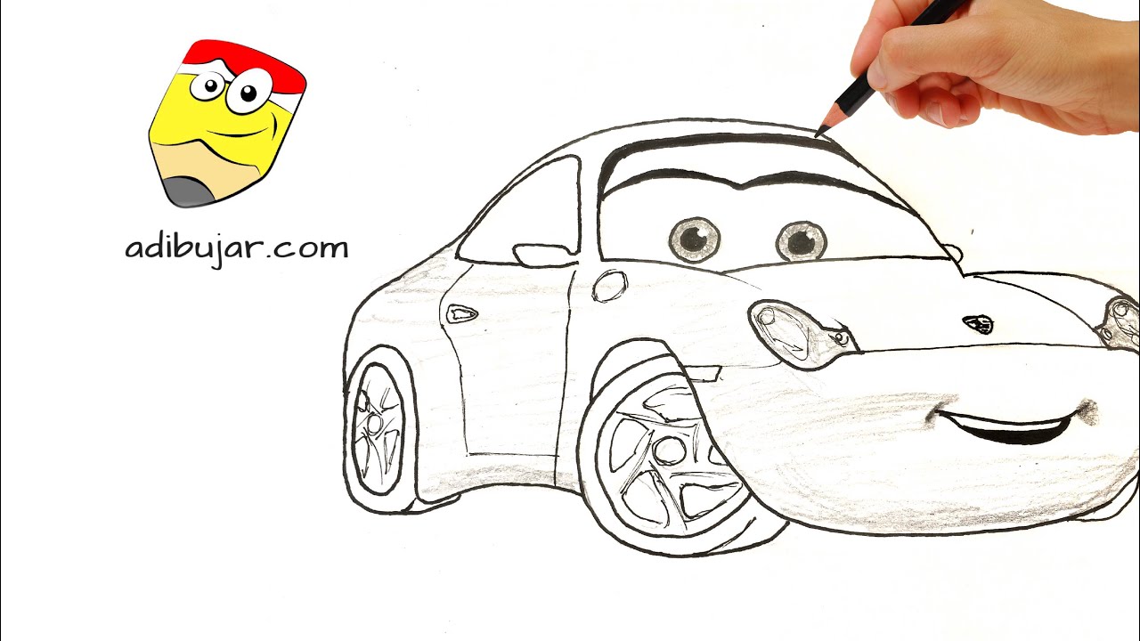 1280x720 Cars 3 Dibujar A Sally A Paso A Paso Dibujo