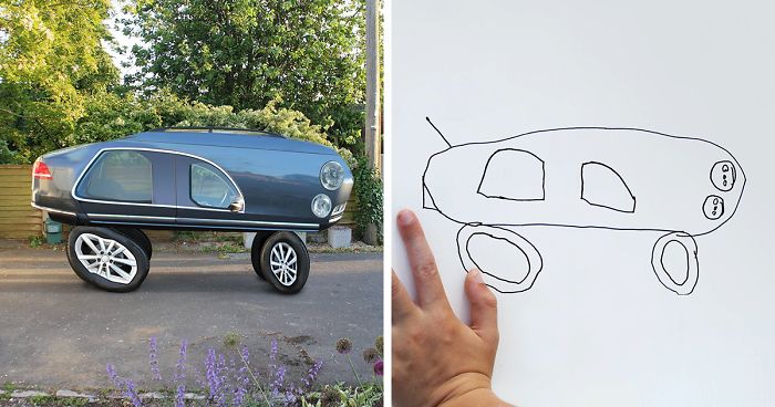 700x368 Dad Turns His 6 Year Old Son's Drawings Into Reality And