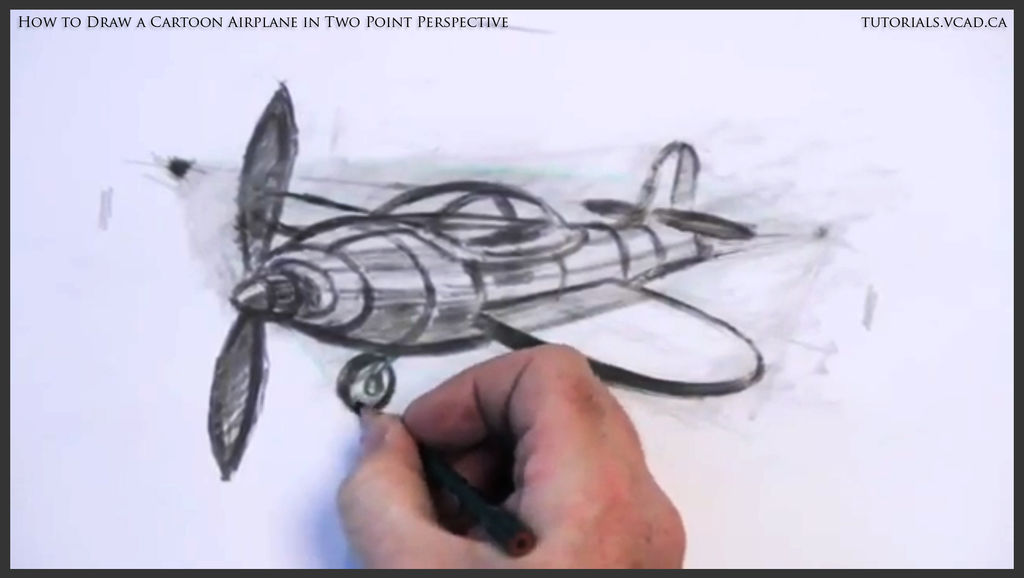 1024x578 How To Draw A Cartoon Plane In Two Point Perspective