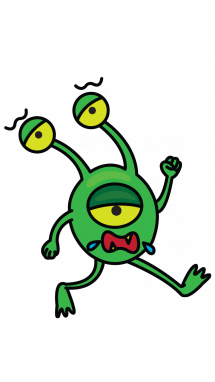 215x382 How To Draw A Green Alien Step 5 Go Green Slyc Kids Camp