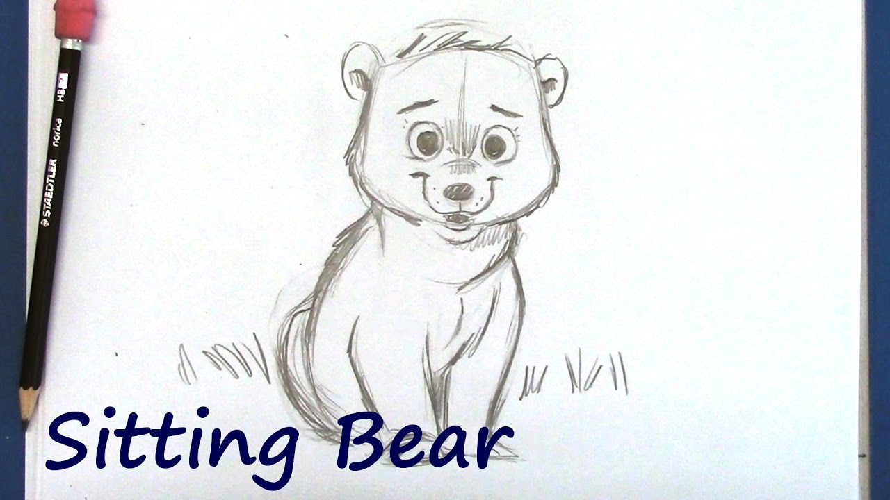 1280x720 How To Draw A Cartoon Bear For Beginners