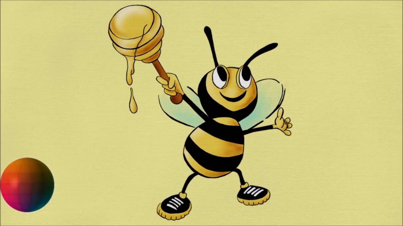 1280x720 How To Draw Cartoon Honey Bee