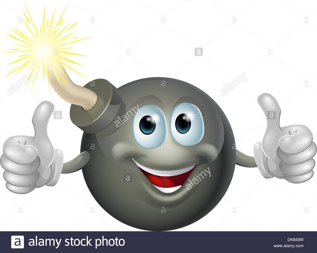 1300x1036 Drawing Of A Cartoon Cherry Bomb Man Smiling And Giving A Double
