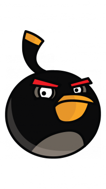 215x382 How To Draw Angry Birds, Bomb, Easy Step By Step Drawing Tutorial
