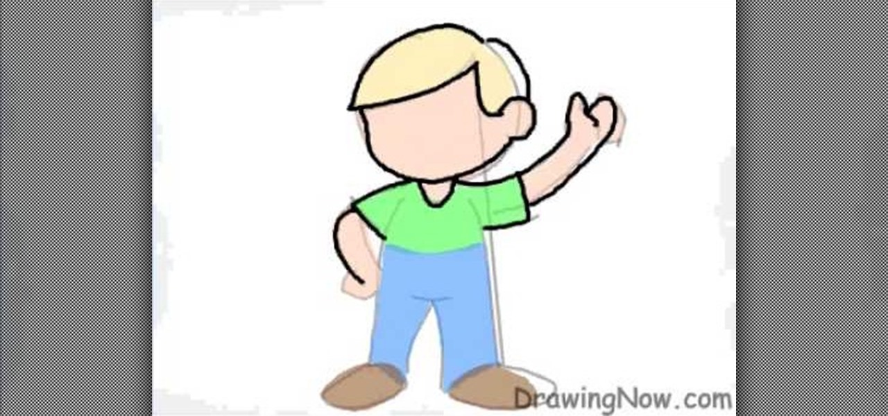 1280x600 How To Draw A Cartoon Figure Of A Boy Drawing Amp Illustration