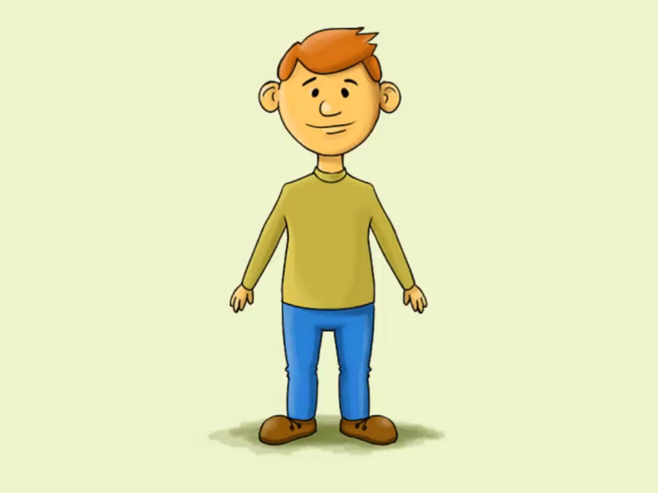 960x720 How To Draw A Cartoon Man 15 Steps (With Pictures)