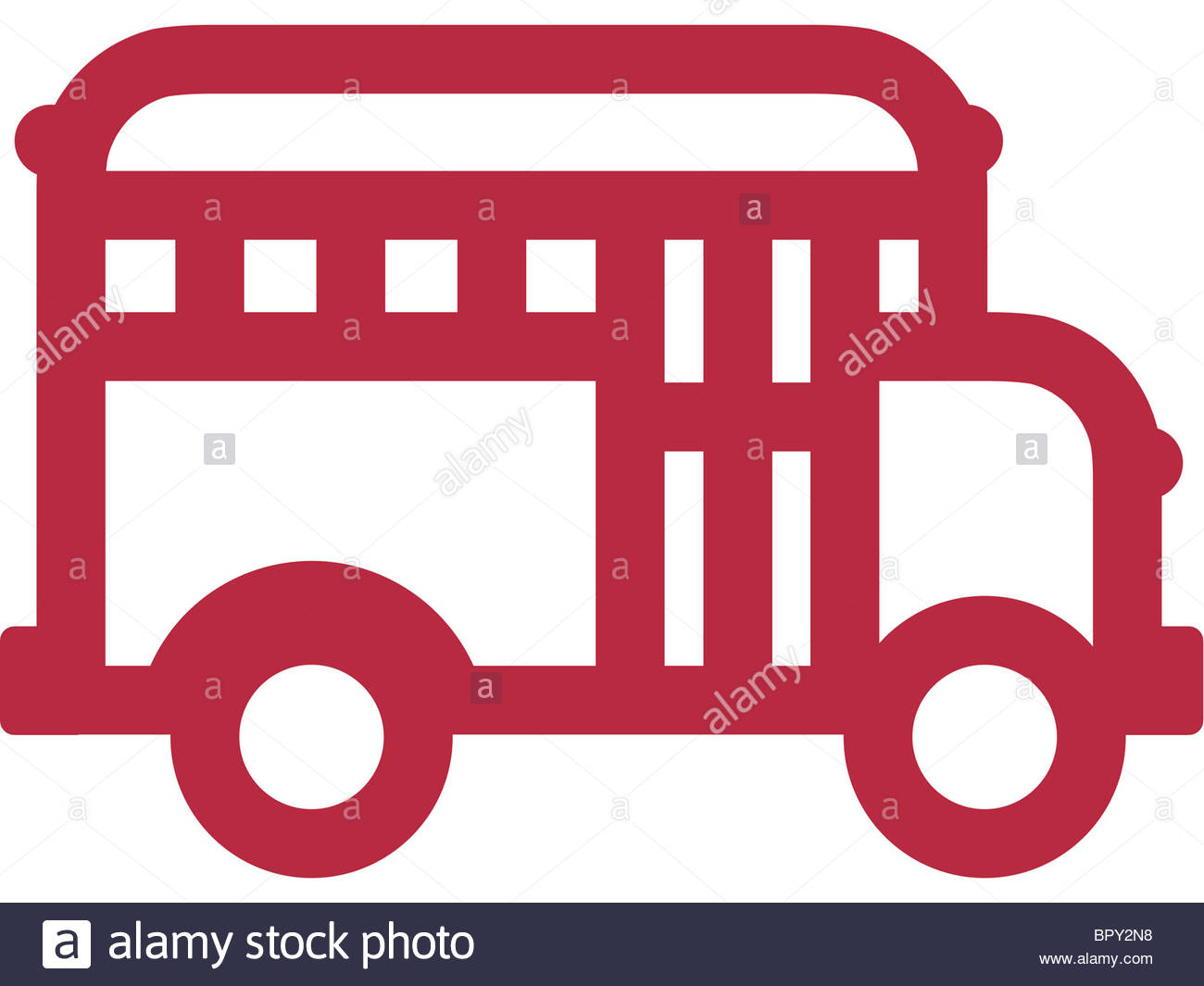 1300x1065 Cartoon Drawing Of A School Bus Stock Photo 31327668