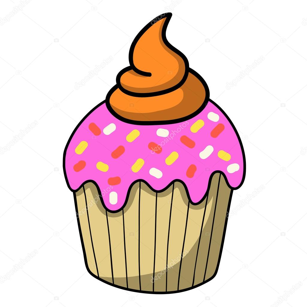 1024x1024 Cartoon Cake Stock Vector Kanate