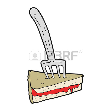 450x450 Freehand Drawn Cartoon Birthday Cake Candle Royalty Free Cliparts