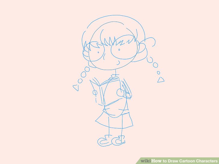 728x546 4 Ways To Draw Basic Cartoon Characters Step By Step