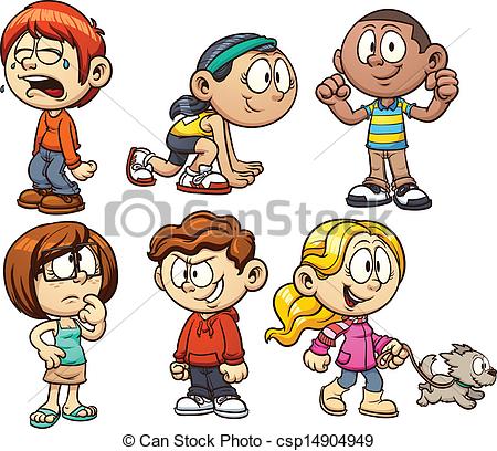 450x408 Cartoon Kid Drawing 13420