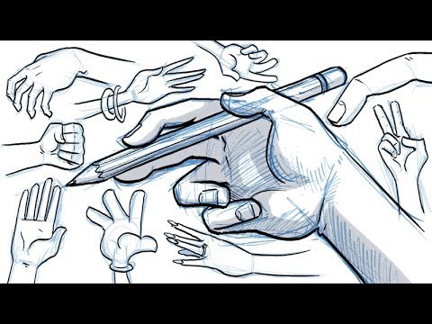 480x360 How To Draw Hands (Comic And Cartoon)