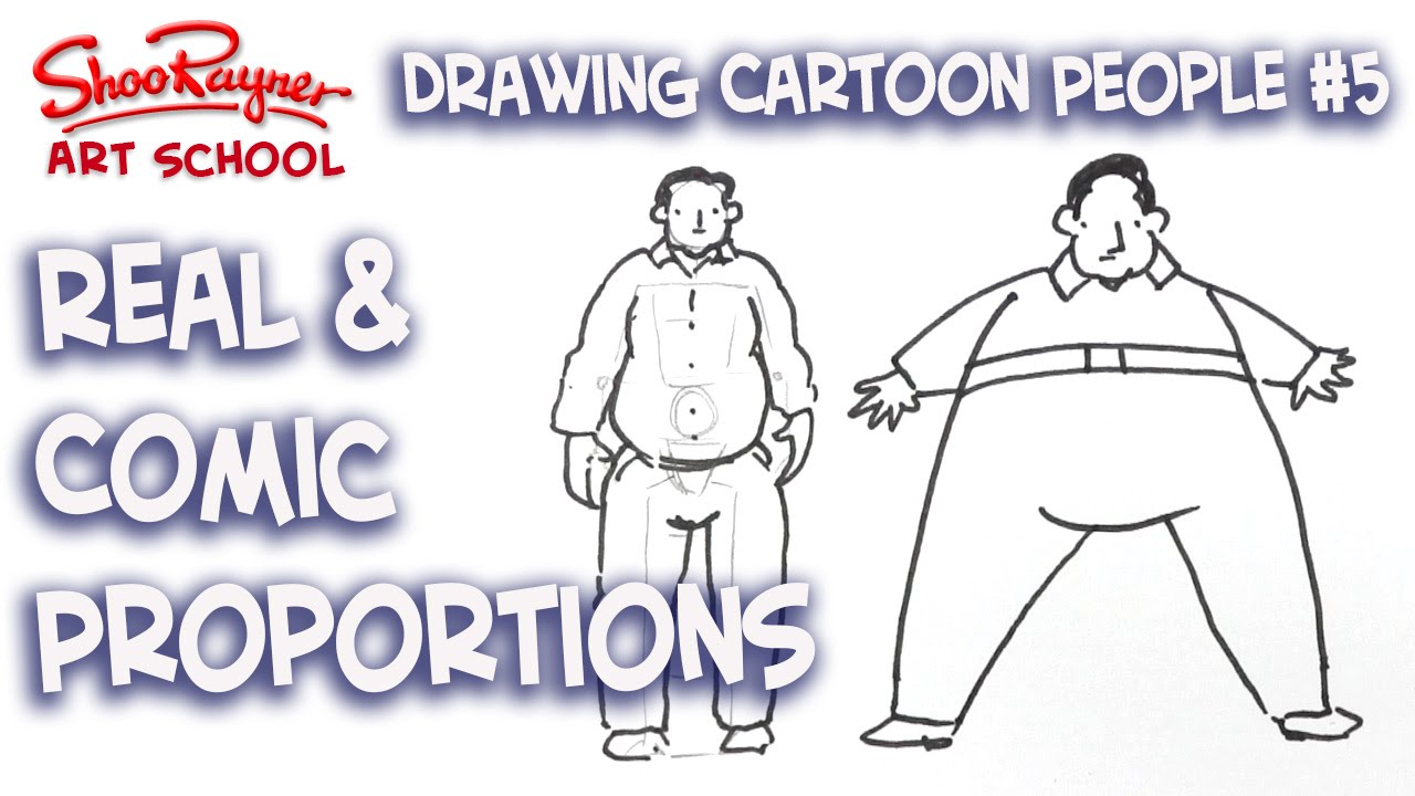 1280x720 How To Draw Real Or Comic Cartoon Body Proportions