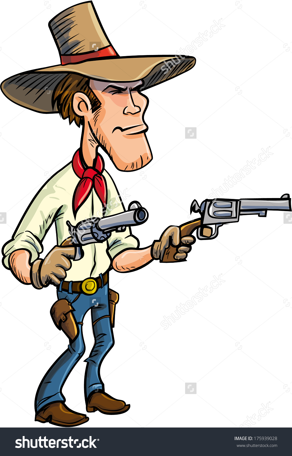 Cartoon Cowboy Drawing at GetDrawings | Free download