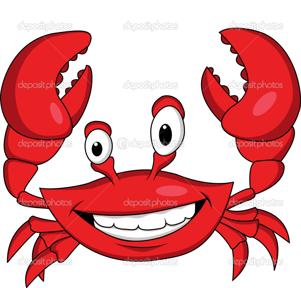 1023x977 Cartoons Of Crabs Funny Crab Cartoon Stock Vector Putut