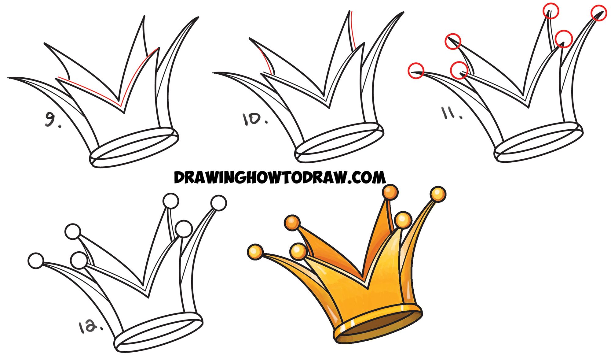 2000x1174 Learn How To Draw A Crown