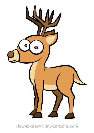 387x547 Deer Drawings (Sketching + Vector)