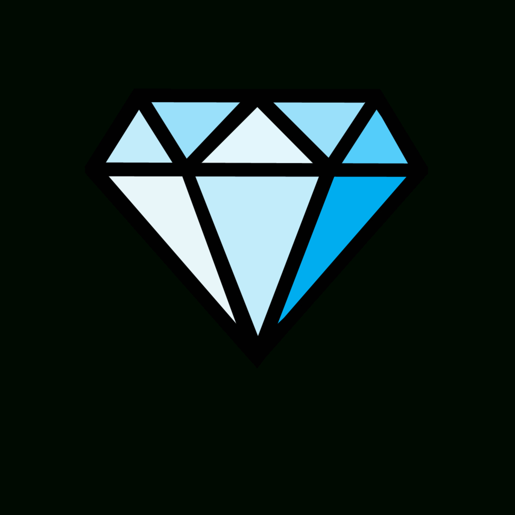 1024x1024 Diamond Cartoon Drawing Simple Diamond Drawing
