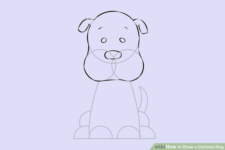 728x485 6 Easy Ways To Draw A Cartoon Dog (With Pictures)