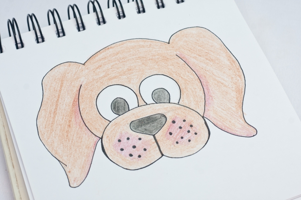 1024x682 Cartoon Drawings Of Dogs How To Add Facial Features To A Cartoon