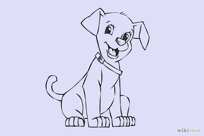 670x447 Draw A Cartoon Dog Cartoon And Sketches