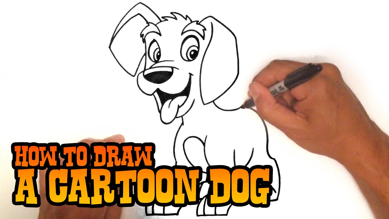 1280x720 How To Draw A Cartoon Dog