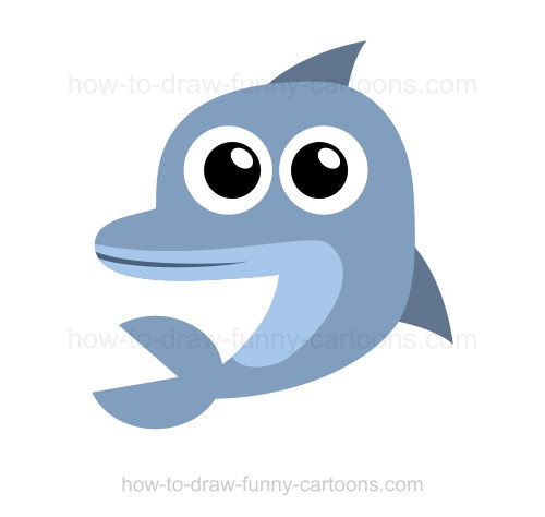 500x474 To Draw A Dolphin