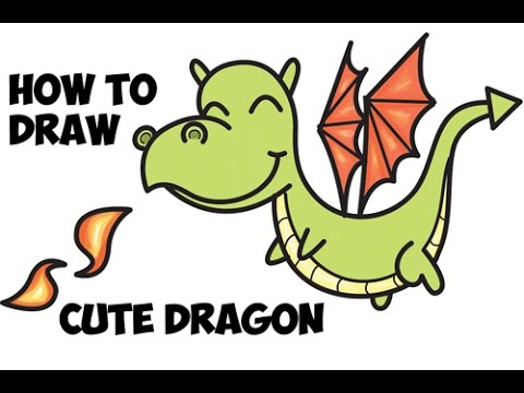 480x360 How To Draw A Cute Dragon Easy Step By Step For Beginners And Kids