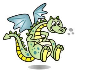 289x265 How To Draw A Cartoon Dragon!!! 5 Steps