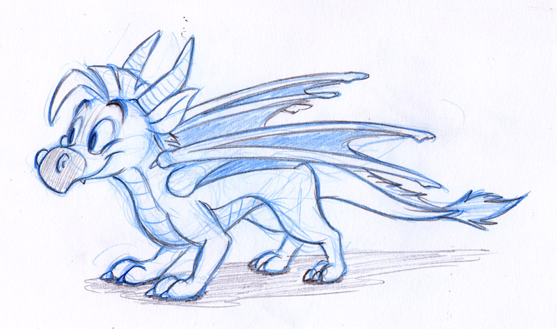 800x472 How To Draw An Easy Cartoon Dragon. Cartoon Dragon Drawing Image