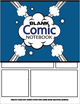 260x336 Blank Comic Notebook Create Your Own Comics