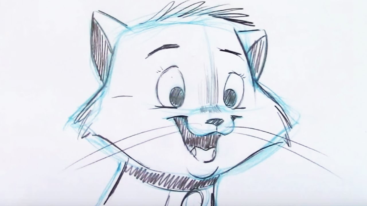1280x720 Draw A Classic Cartoon Cat