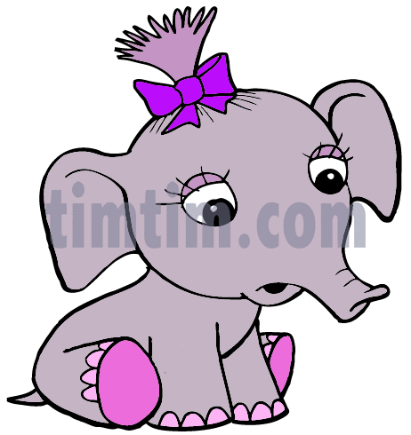 462x490 Free Drawing Of An Elephant Girl From The Category Wild Animals