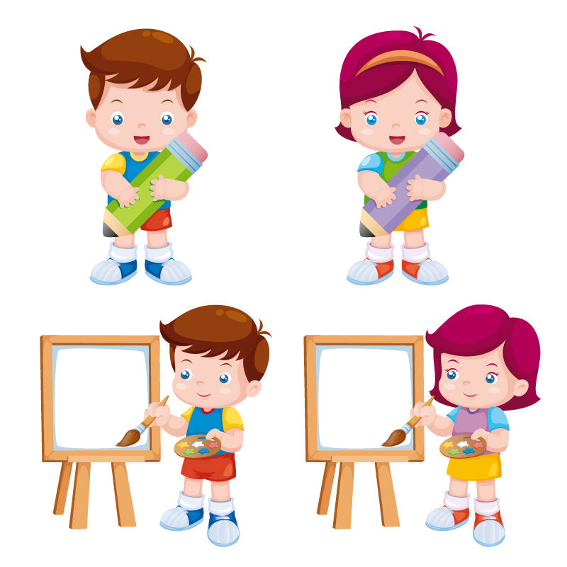 800x801 Cartoon Drawing Kids Design Vector Material Cartoon,drawing,kids