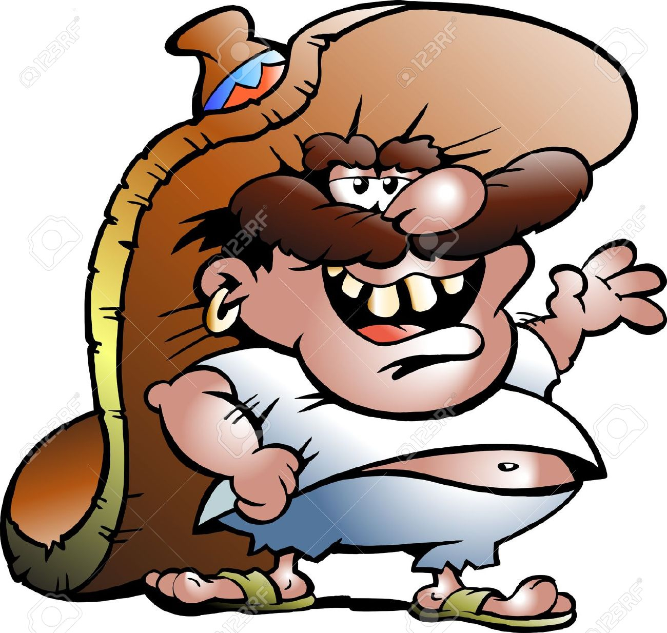 1300x1234 Mexican Cartoon Drawings Mexican Cartoon Collection Royalty Free