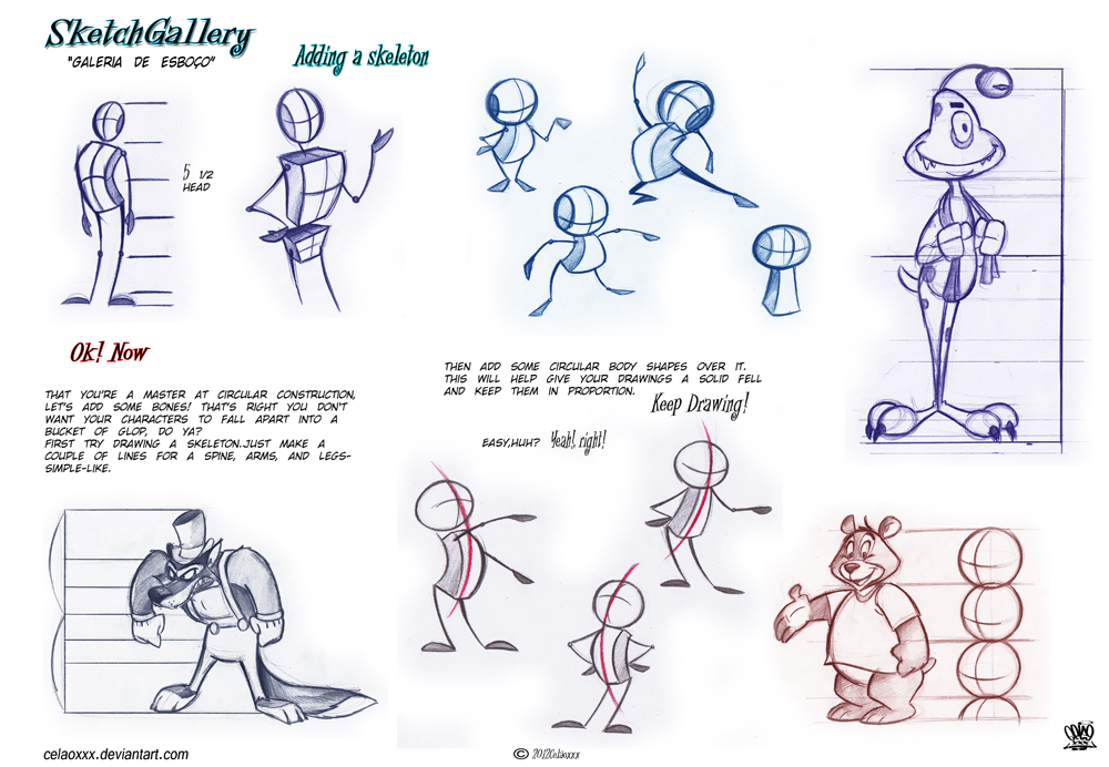 1000x692 How To Draw Cartoon Character Desing By Celaoxxx
