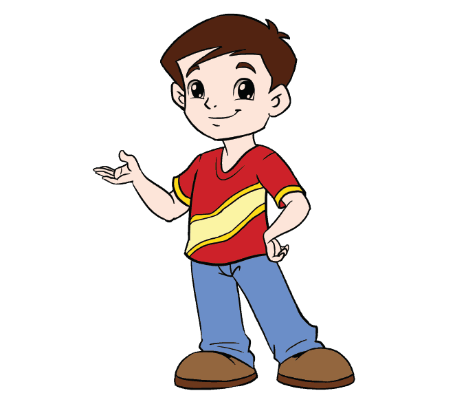 Cartoon Drawing Of A Boy at GetDrawings | Free download